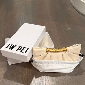 JW PEI Leia Cream Clutch NWT